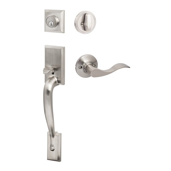 Sure-Loc Hardware Sure-Loc Hardware Madison Handleset, Snowbird Handleset Trim, Satin Nickel, Right Hand MA507-SB-RH 15 - main
